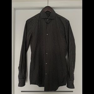 Hugo Boss slim fit black shirt